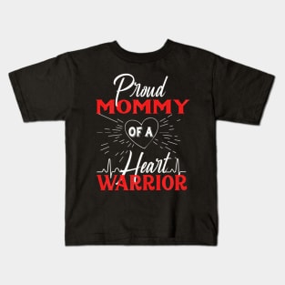 Womens Proud Mommy of a Heart  CHD Awareness Kids T-Shirt